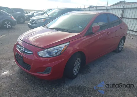 2016 Hyundai Accent Se z USA, uszkodzony, nr VIN KMHCT4AE9GU166165